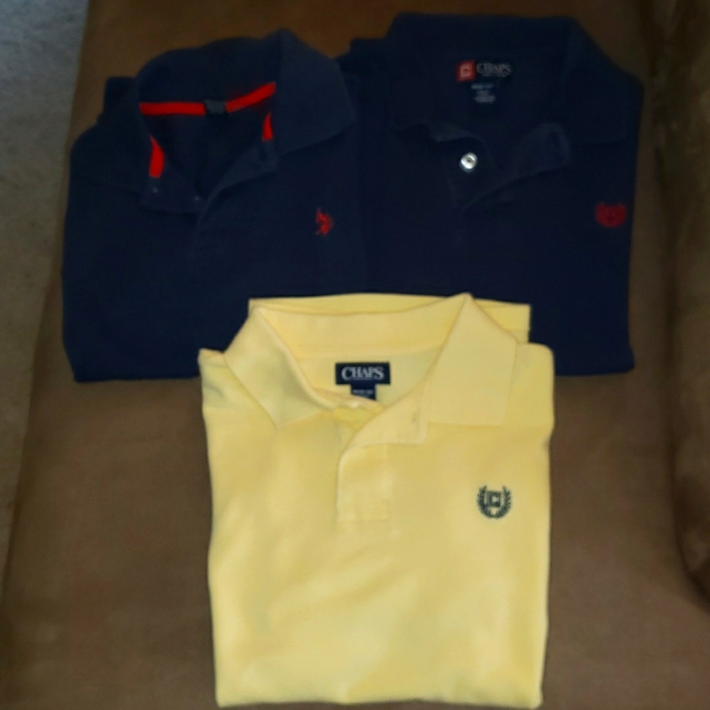 Lot of 3 Boy's Polo Shirts, size 10-12